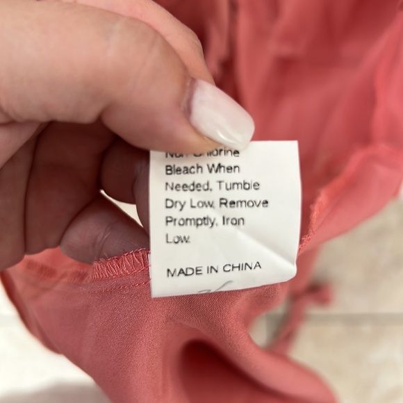 NEW Pink Wrap Front Dress - Picture 13 of 13